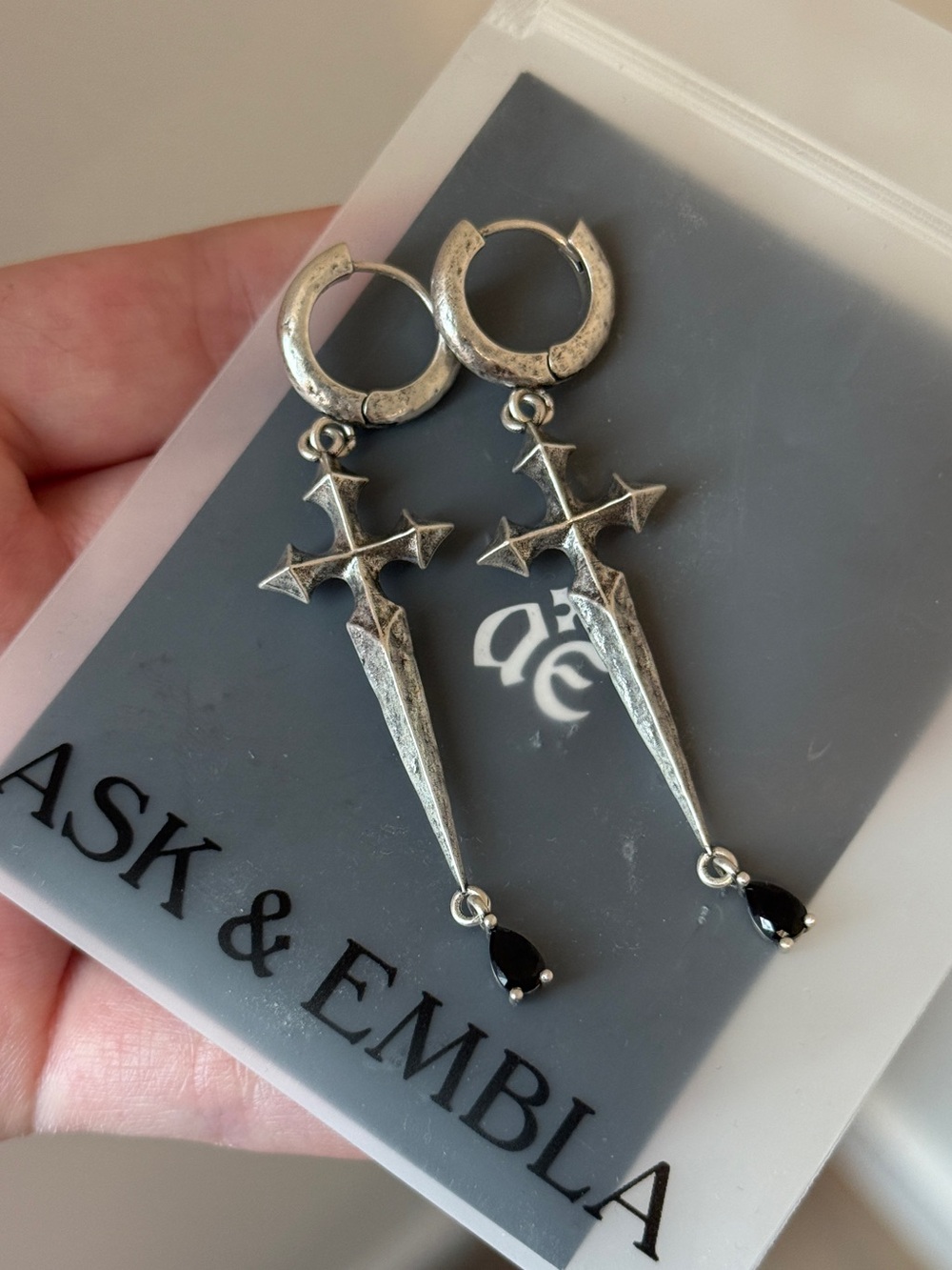ASK & EMBLA ILLYRIA Stainless Steel Earrings